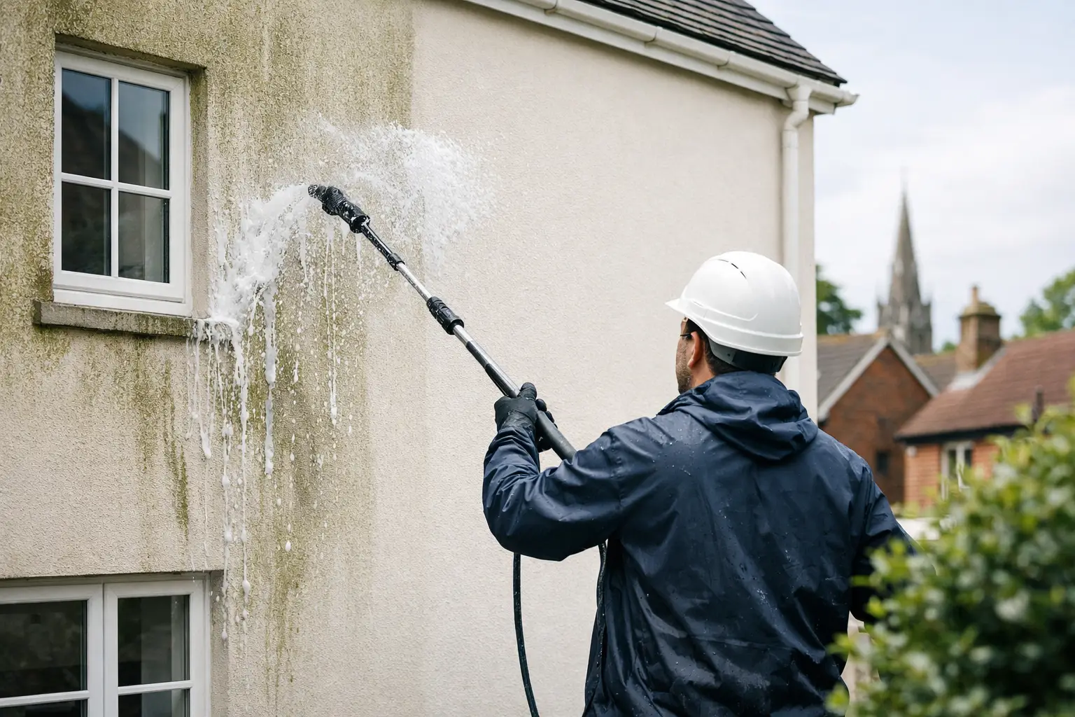 Soft Washing Treatments example 6 at a UK home