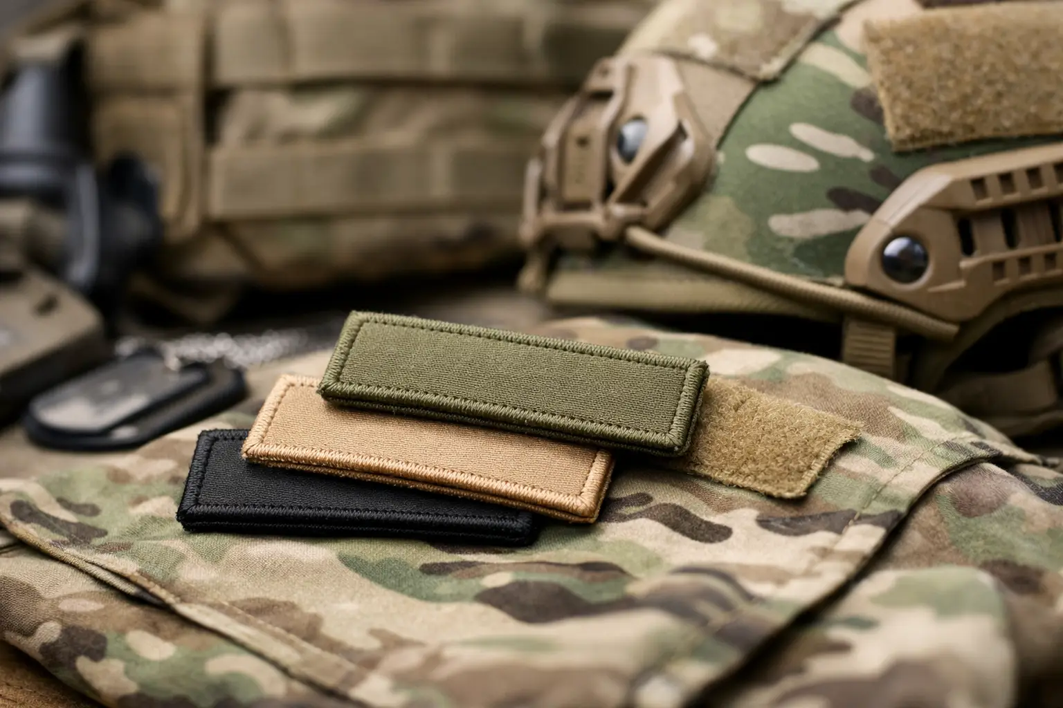 Custom Military Name Patches That Hold Up