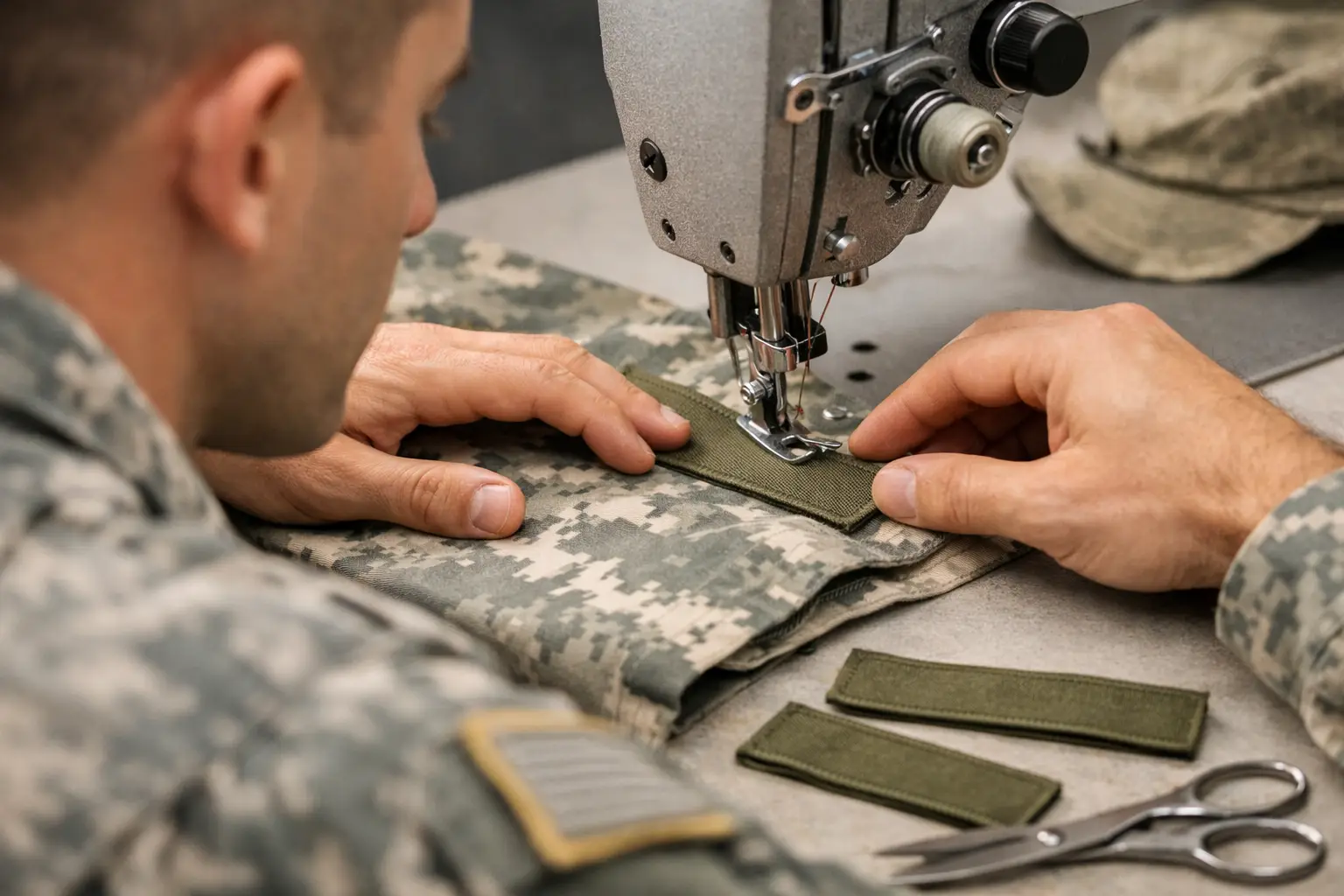 How to Sew on Army Name Tapes Right
