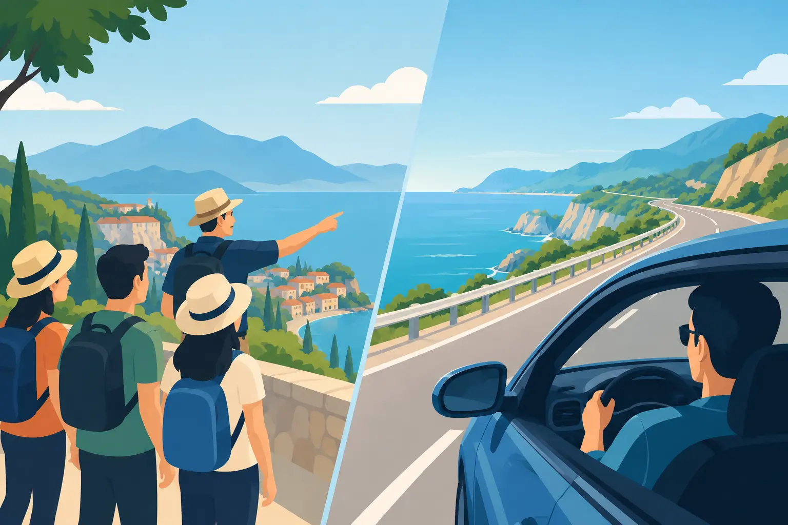 Guided Versus Self Drive Tours for Your Trip