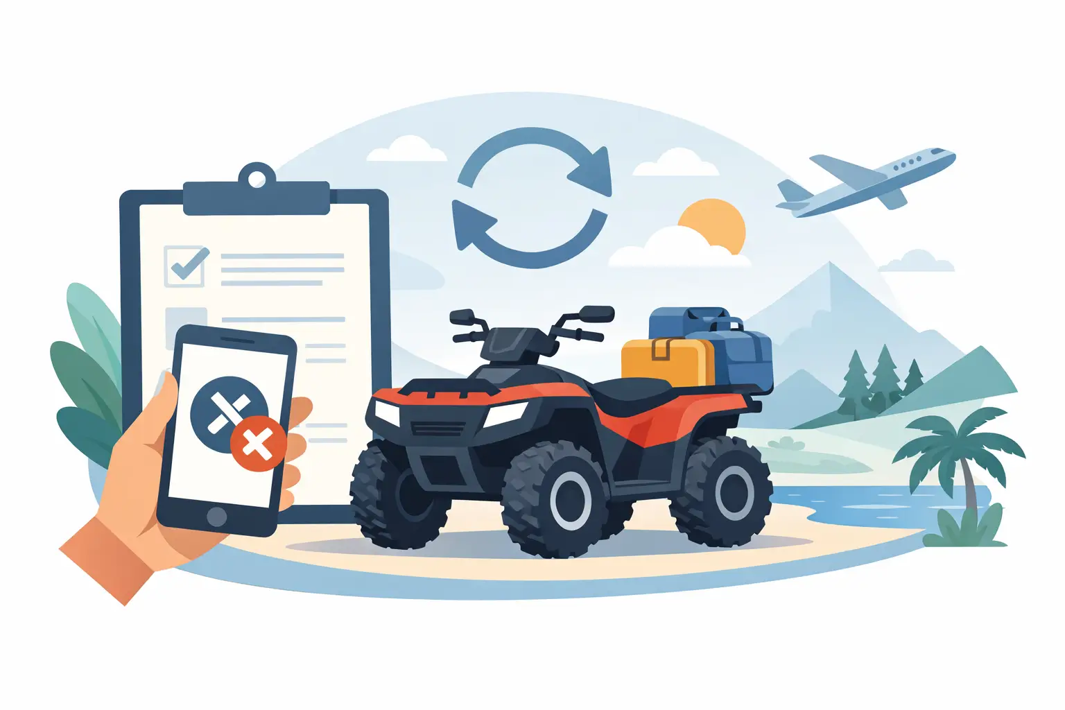 Free Cancellation ATV Rental for Flexible Trips