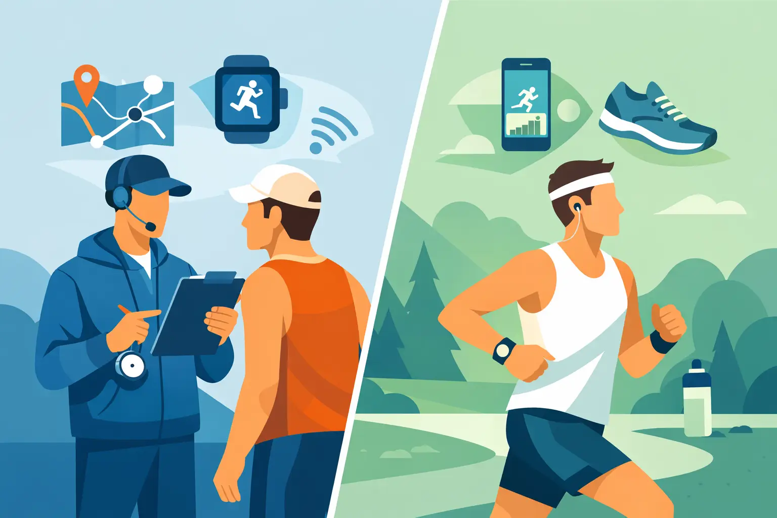 Running Coaching vs Self Coaching
