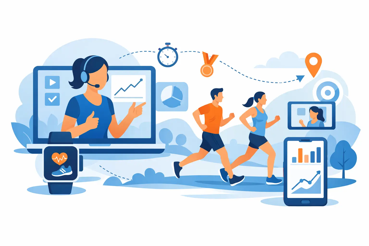 How a Running Coach Online Improves Results
