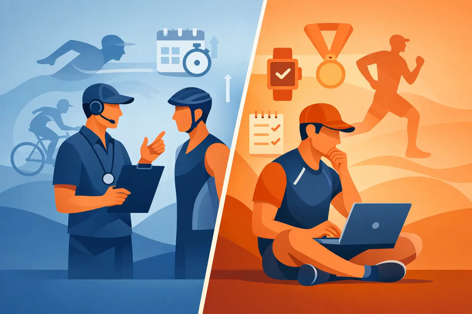 Triathlon Coaching vs Self Coaching