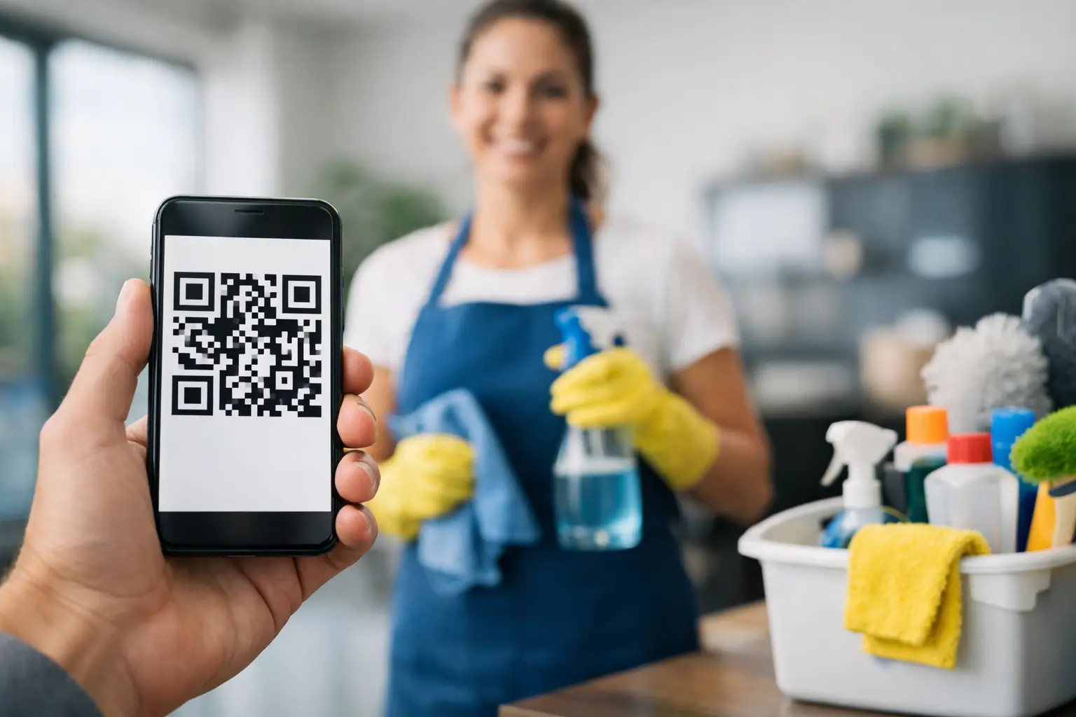 QR Code for Cleaning Business Growth