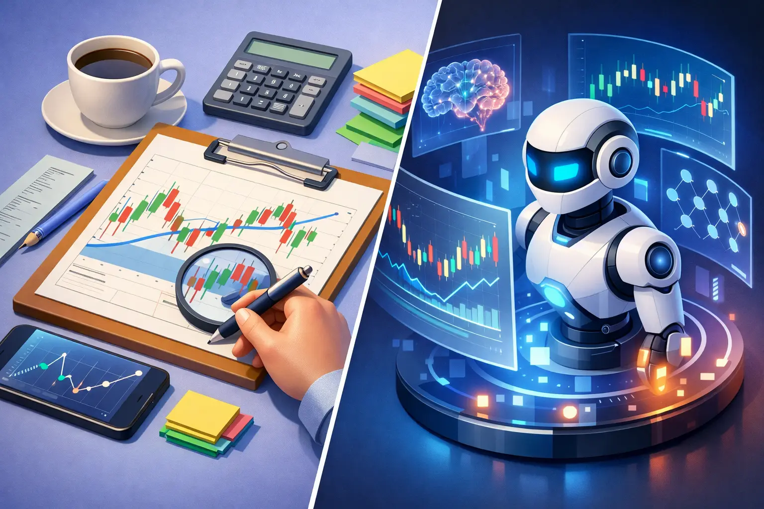 Manual Charting vs AI Workflow for Active Traders