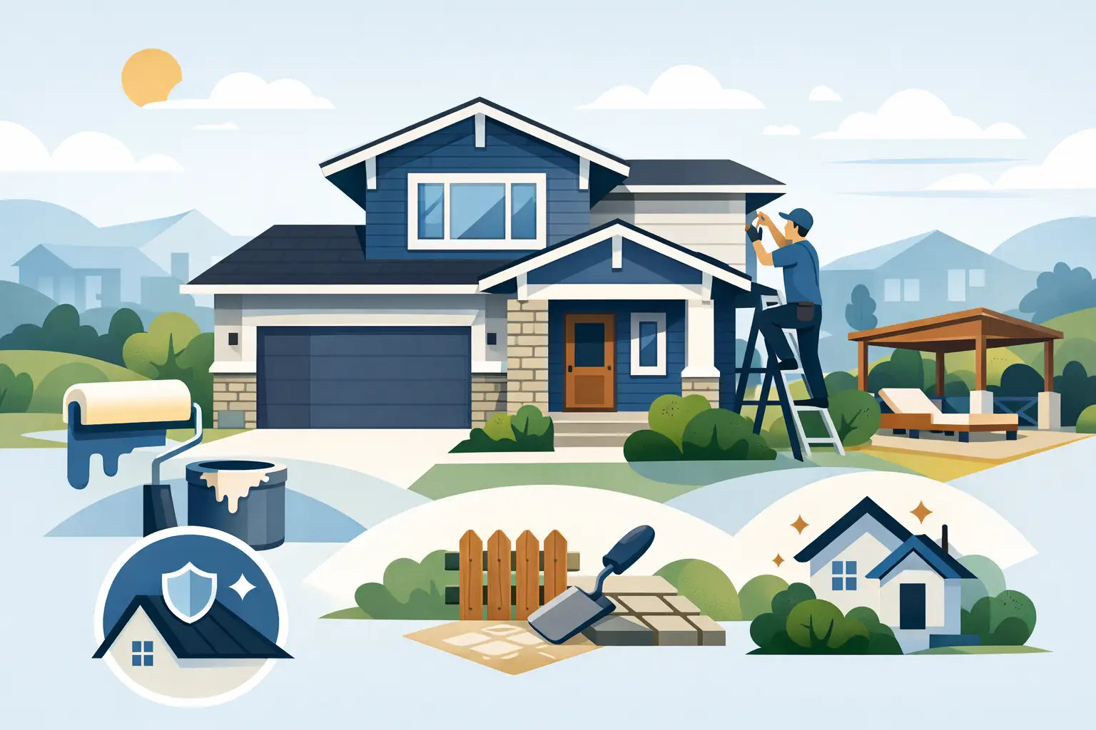 Residential Exterior Improvement Services That Last