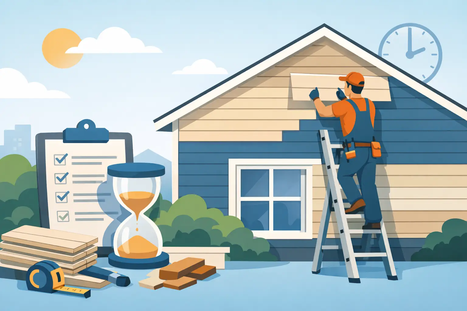 How Long Does Siding Replacement Take for a Home?