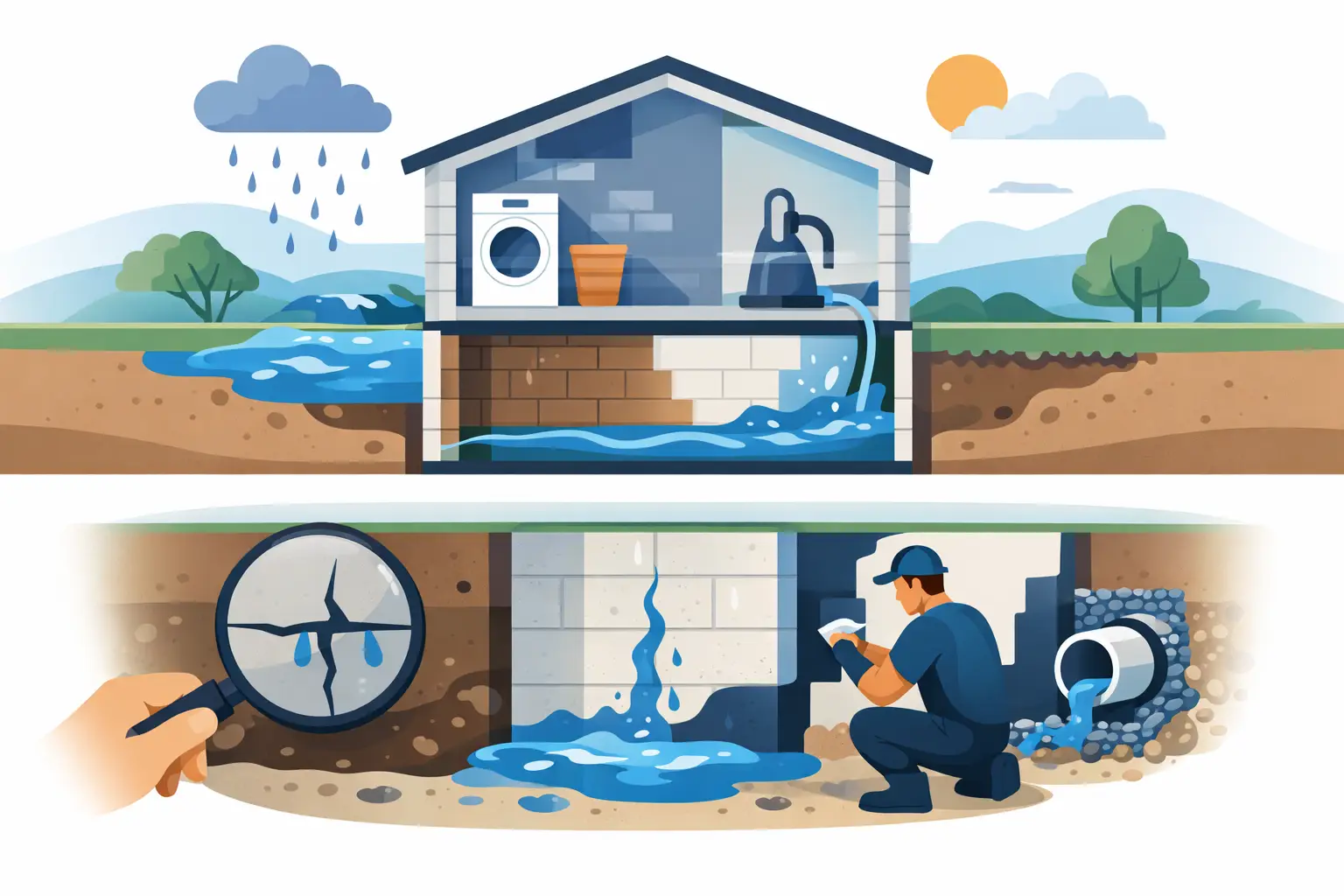 How to Prevent Basement Water Intrusion Early