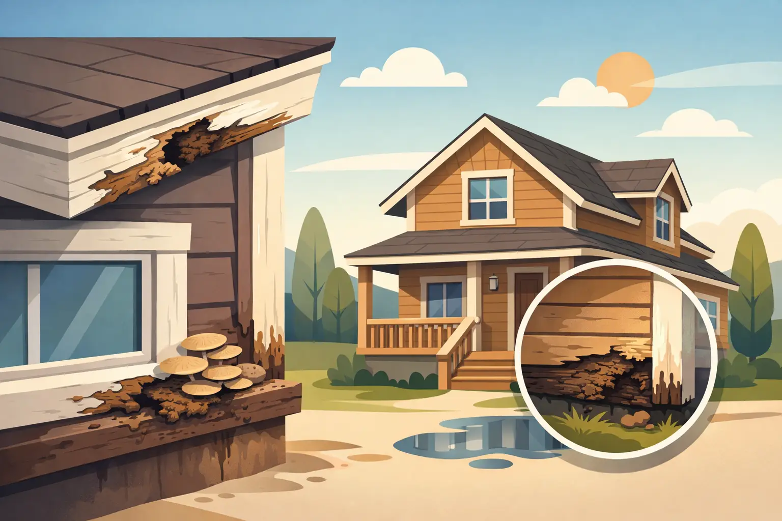 What Causes Exterior Wood Rot on Your Home?