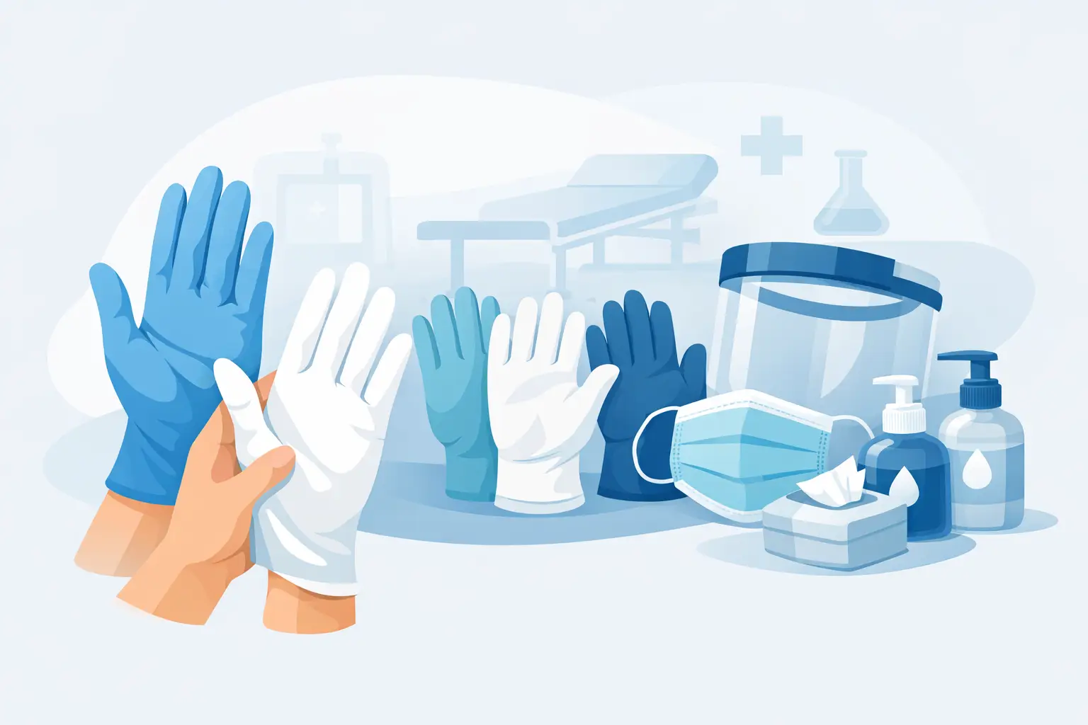 Guide till handskar för klinik och rätt skydd