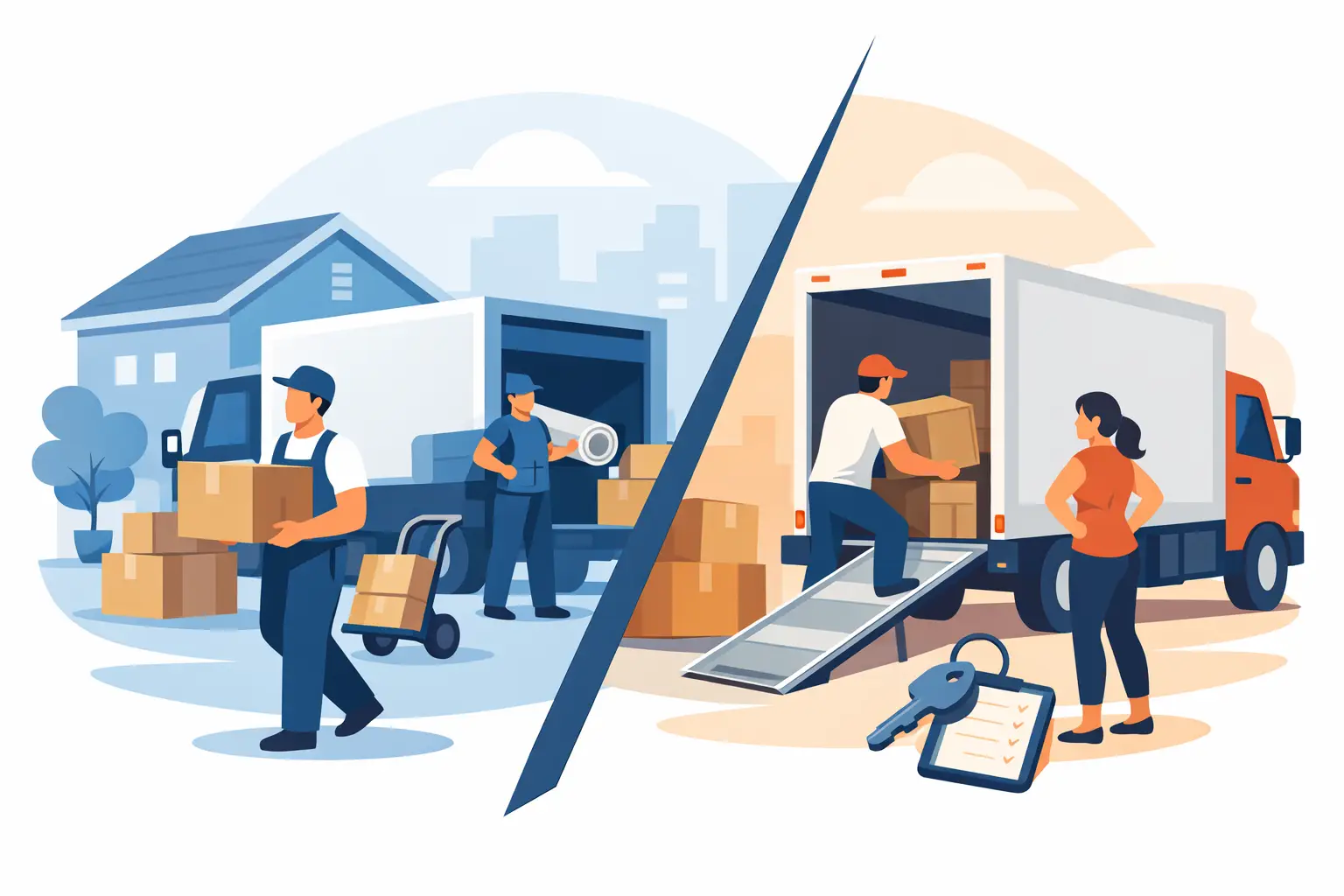 Full Service Movers vs Truck Rental