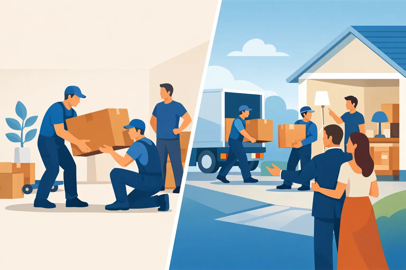 Labor Only Movers vs Full Service