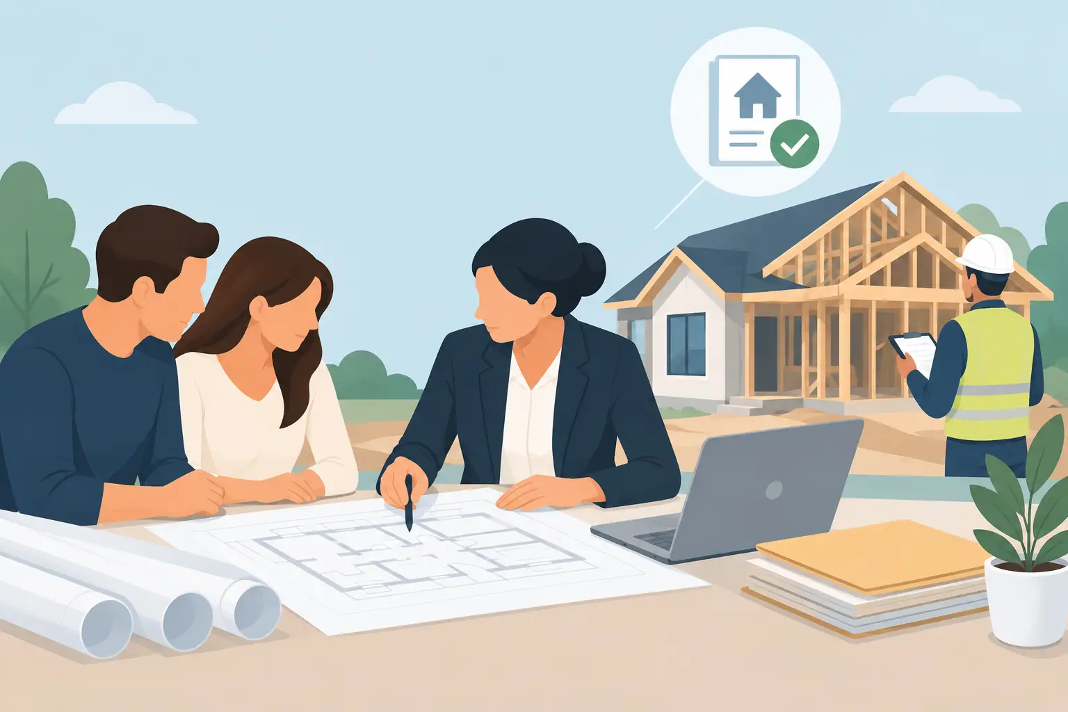 Who Manages Building Permits for a Custom Home?