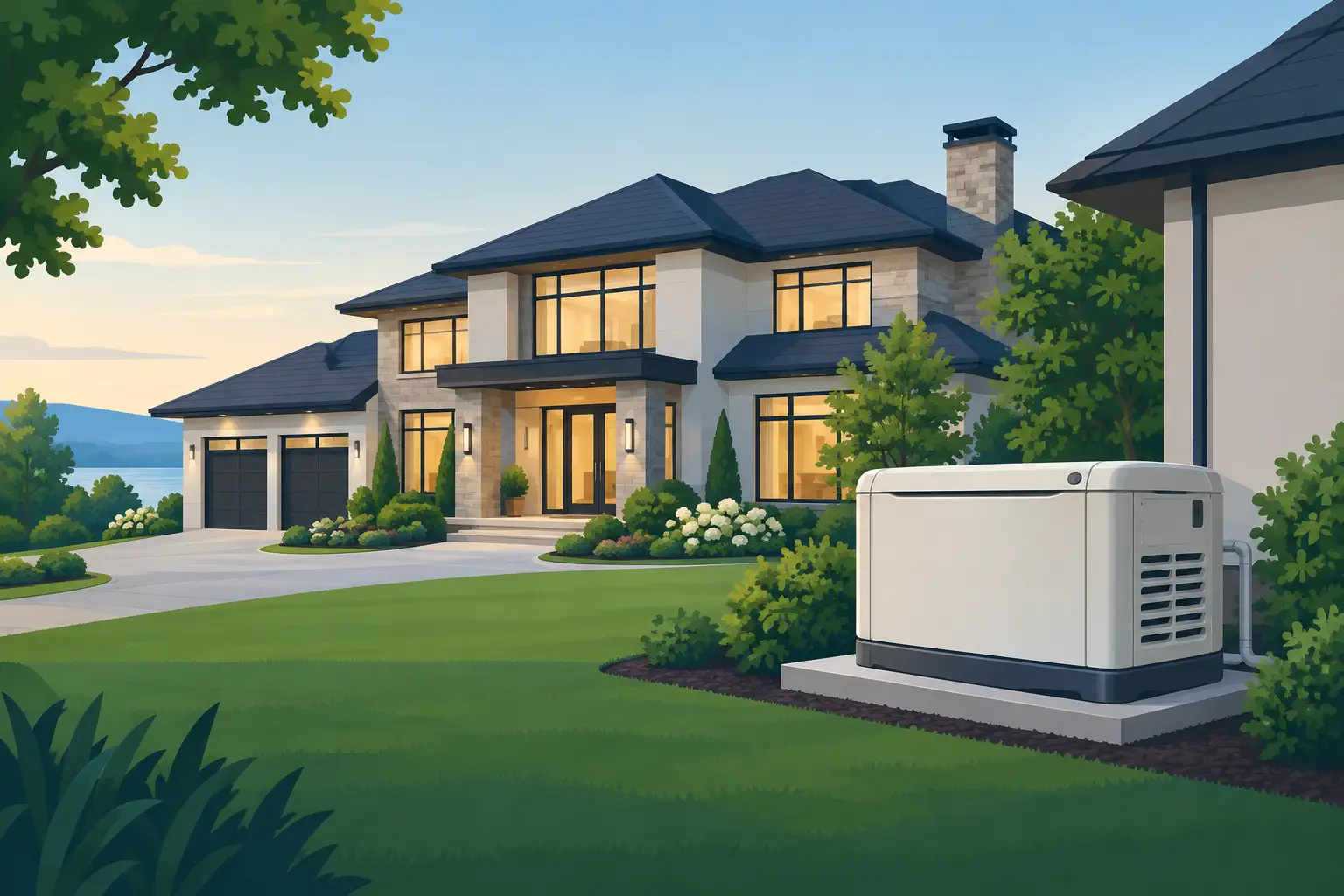 Whole Home Generator Guide for a Custom Estate