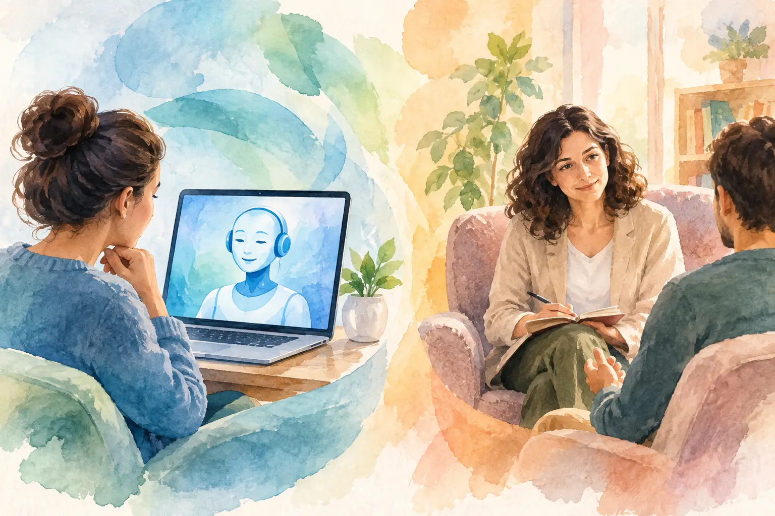 AI Counselling Compared With Human Therapy
