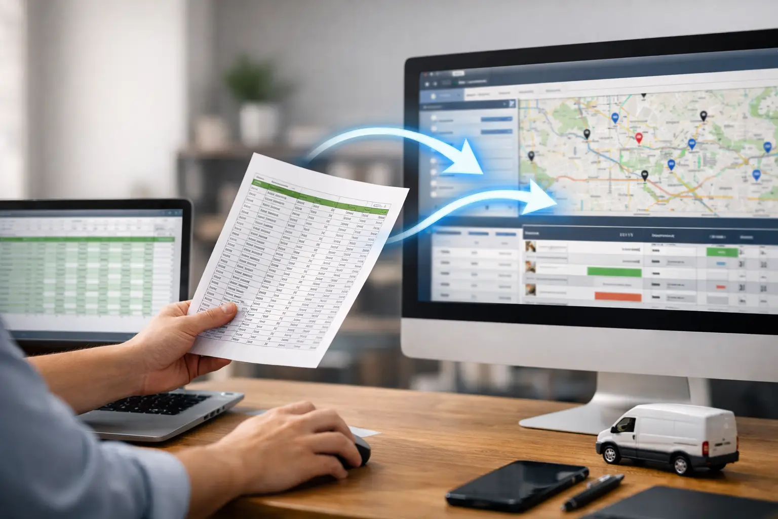 How to Import Spreadsheet Into Dispatch Software