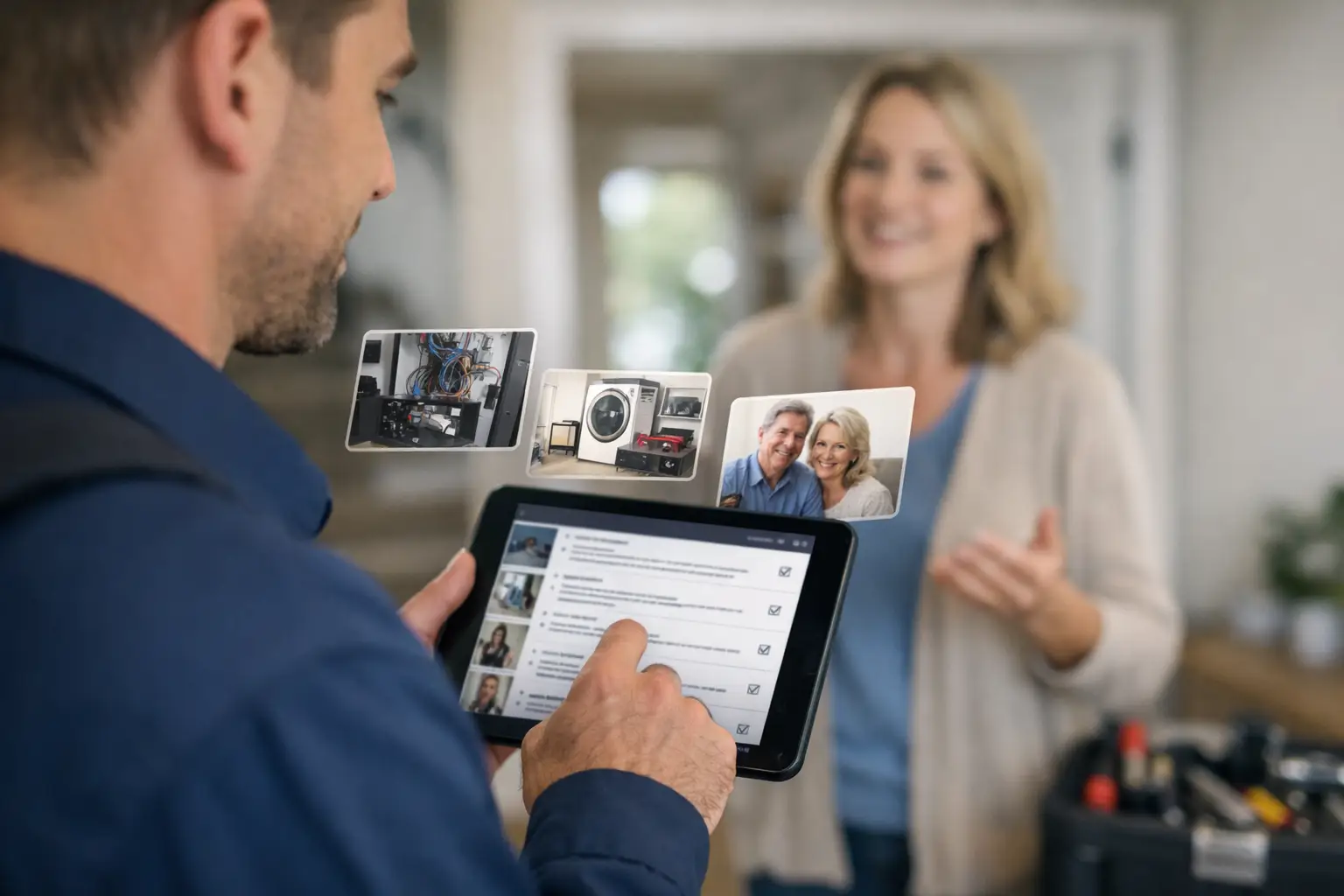 Customer History for Service Calls That Helps