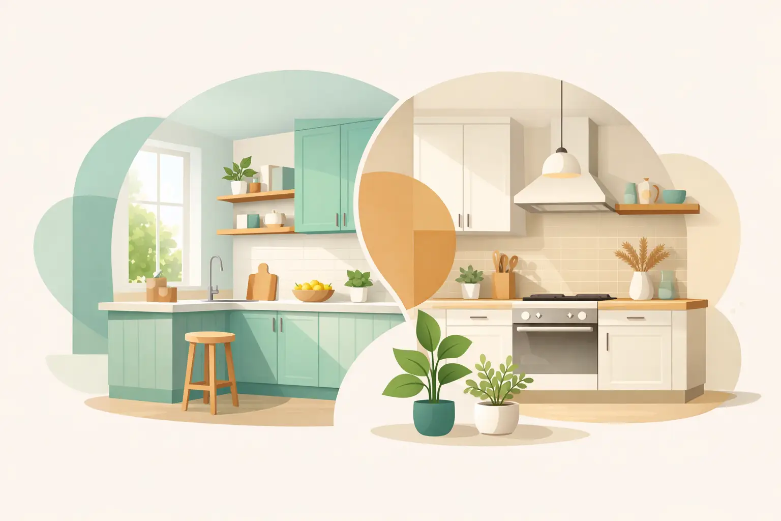 Best Colors for Small Kitchens That Feel Bigger