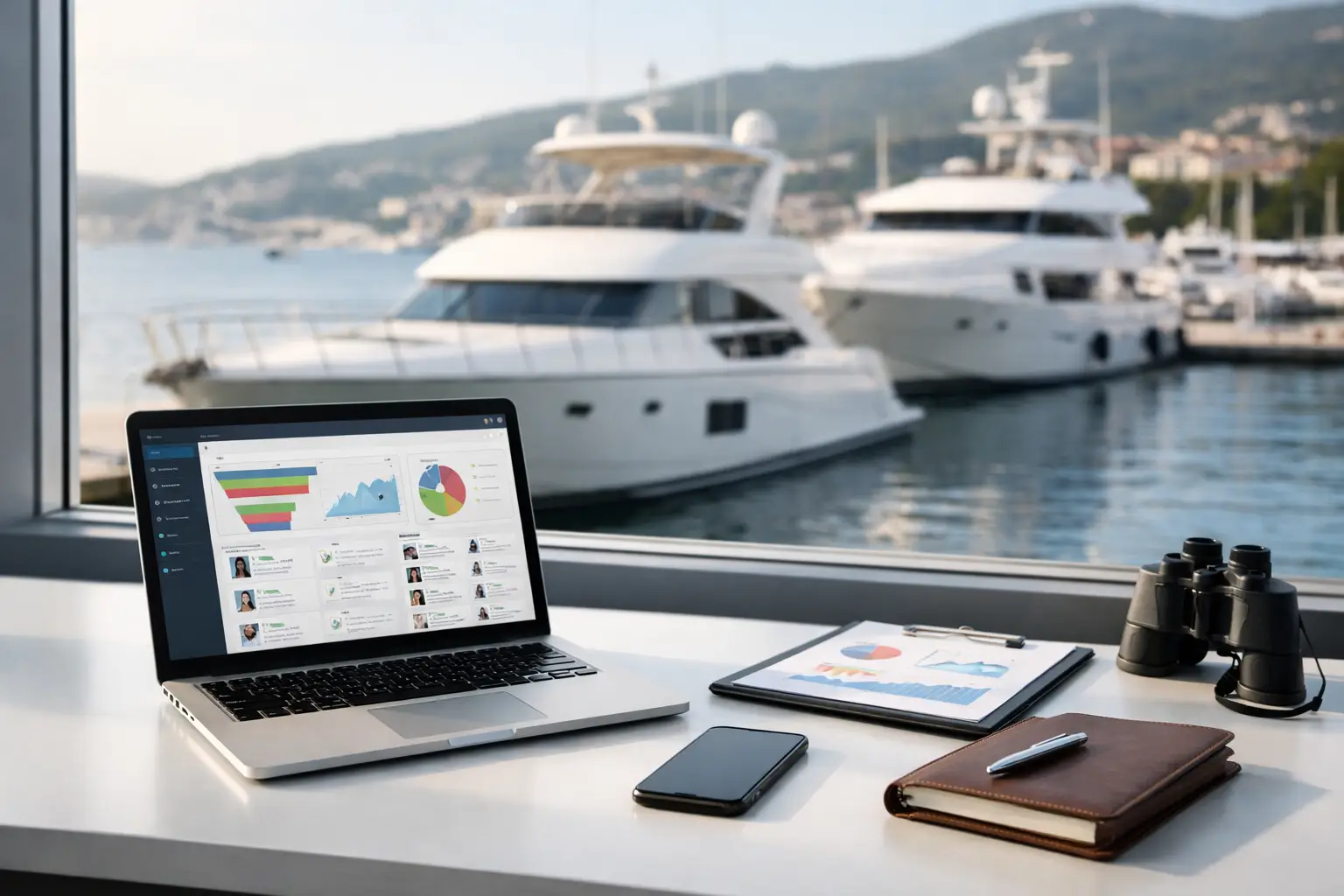CRM nautique adapté au courtage de yachts