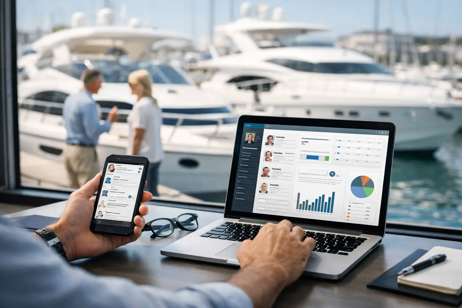 CRM pour courtier nautique vraiment adapté au métier