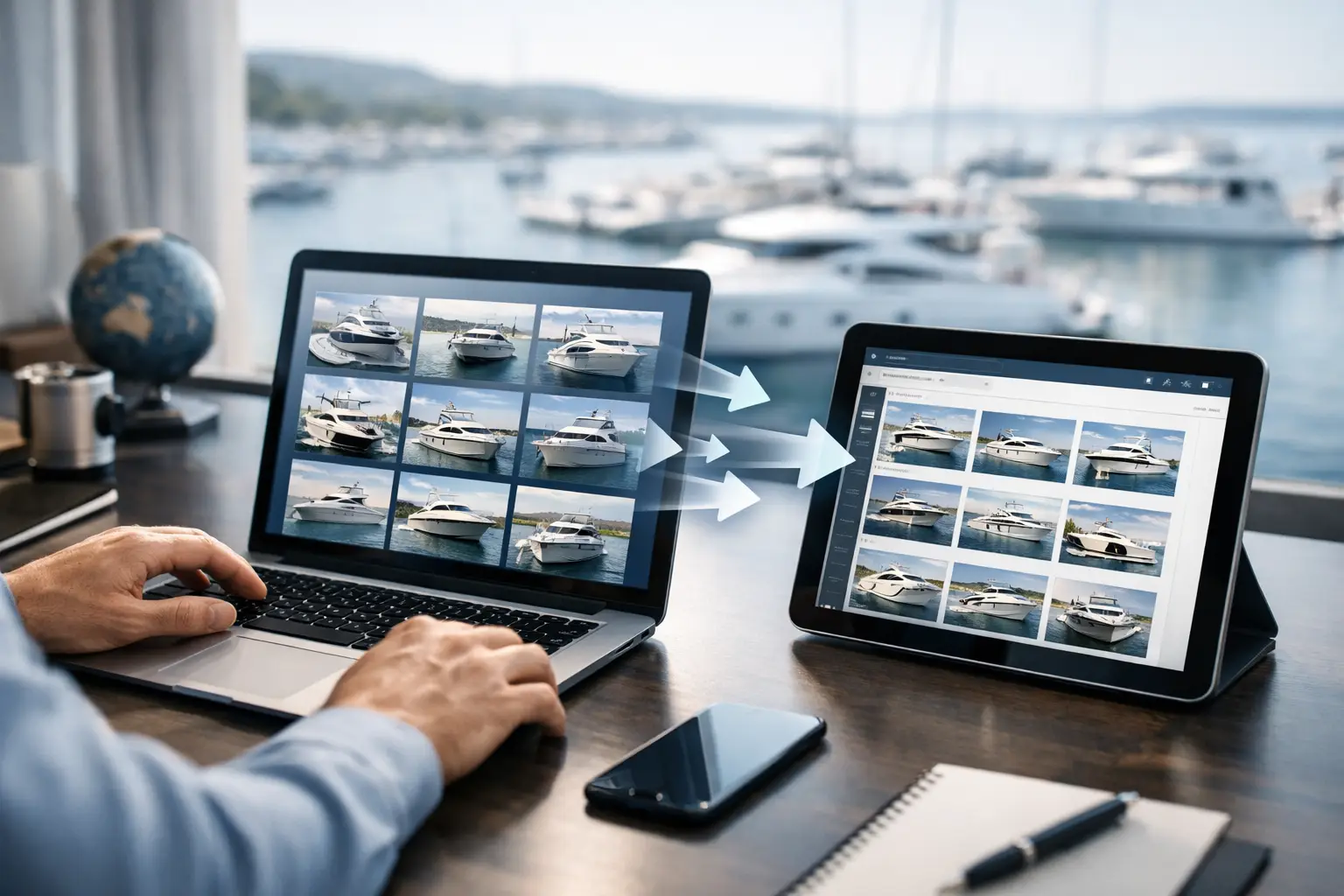 Importer vos annonces de yachts automatiquement