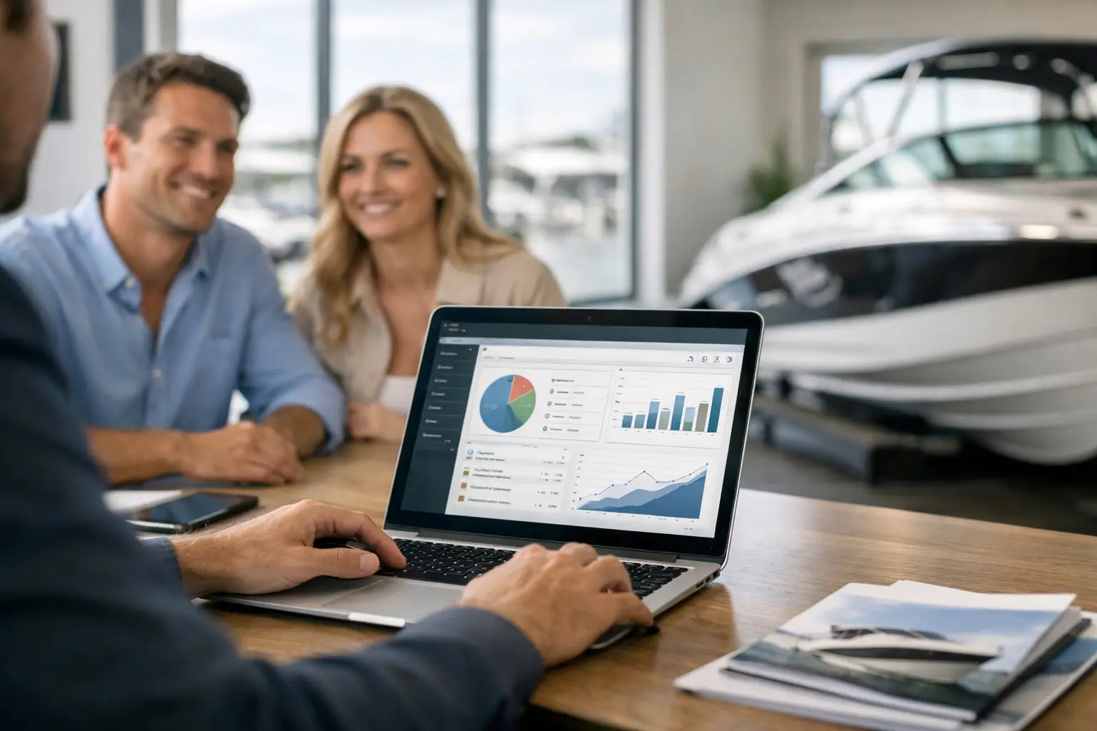 CRM pour concessionnaires bateaux qui vend plus vite