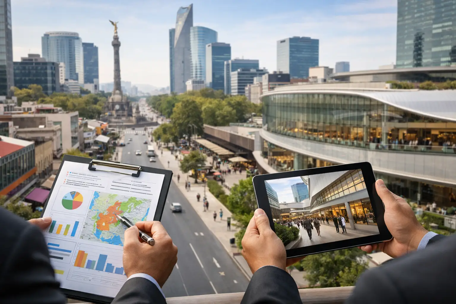 Cómo comparar zonas comerciales en CDMX