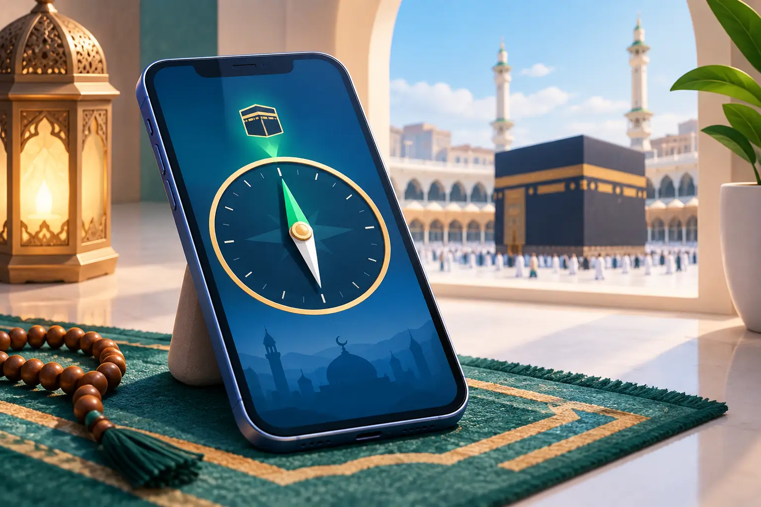 Qibla Kompass App für sichere Gebetsrichtung