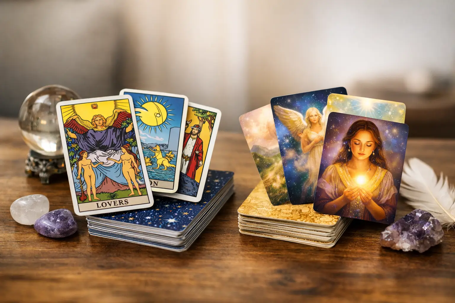 Tarot vs. Oracle Cards: Which Deck Is Right for You?