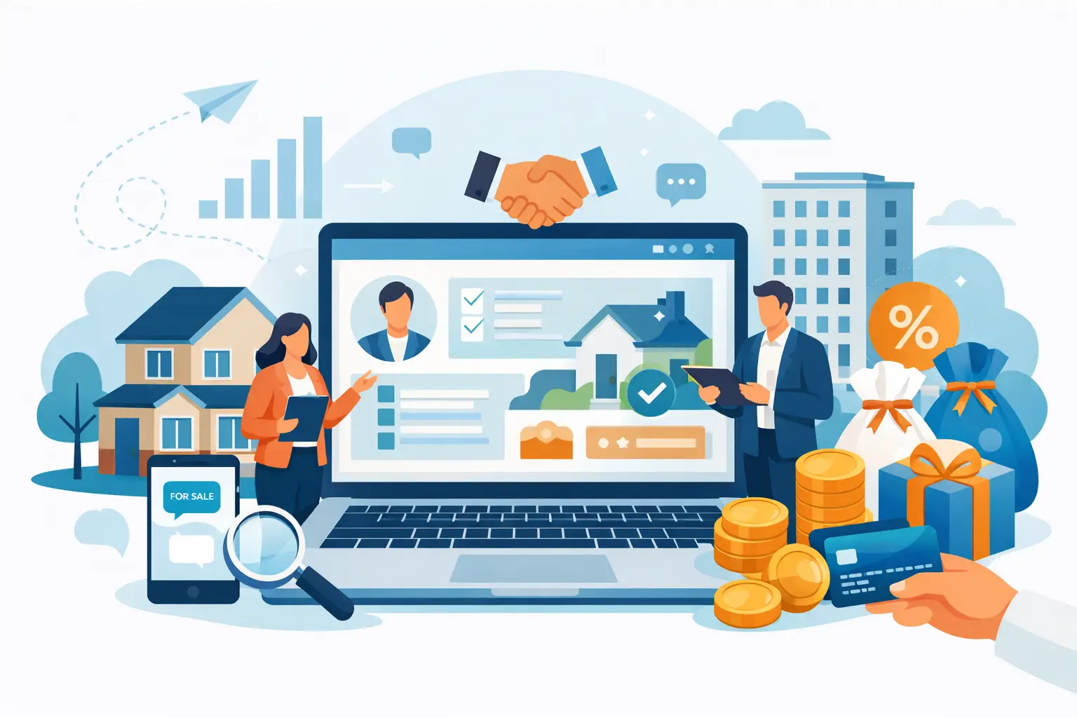 CRM inmobiliario con créditos gratis para vender más