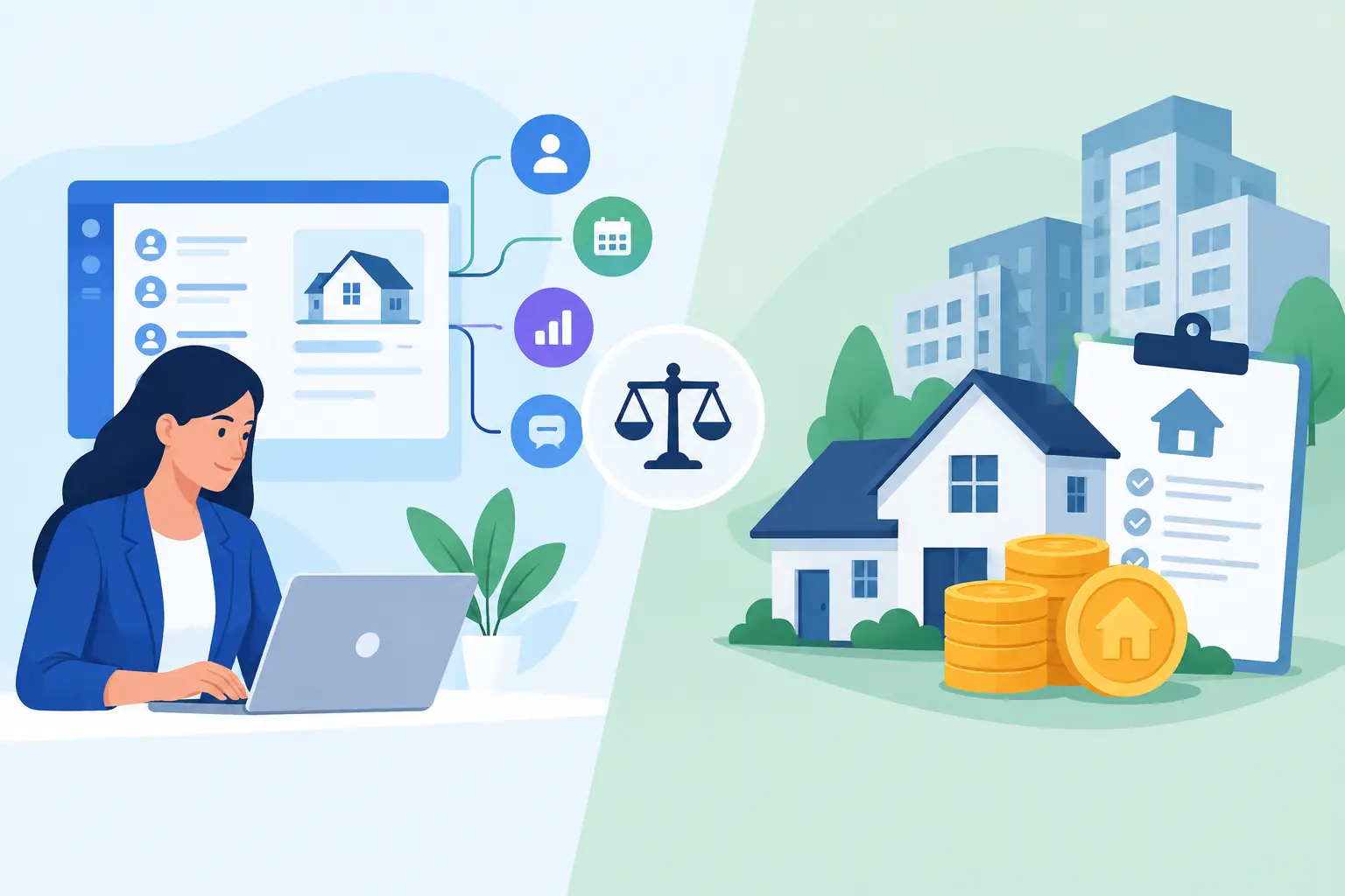 CRM de pago versus créditos para inmobiliarias