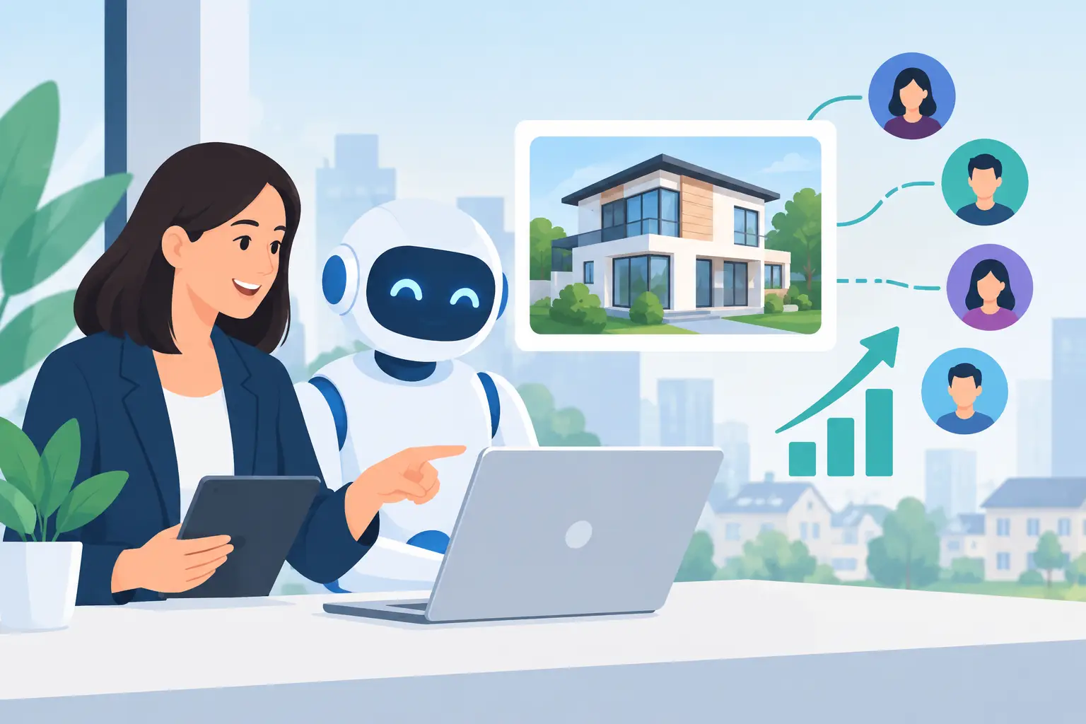 IA inmobiliaria: cómo vender más sin perder leads