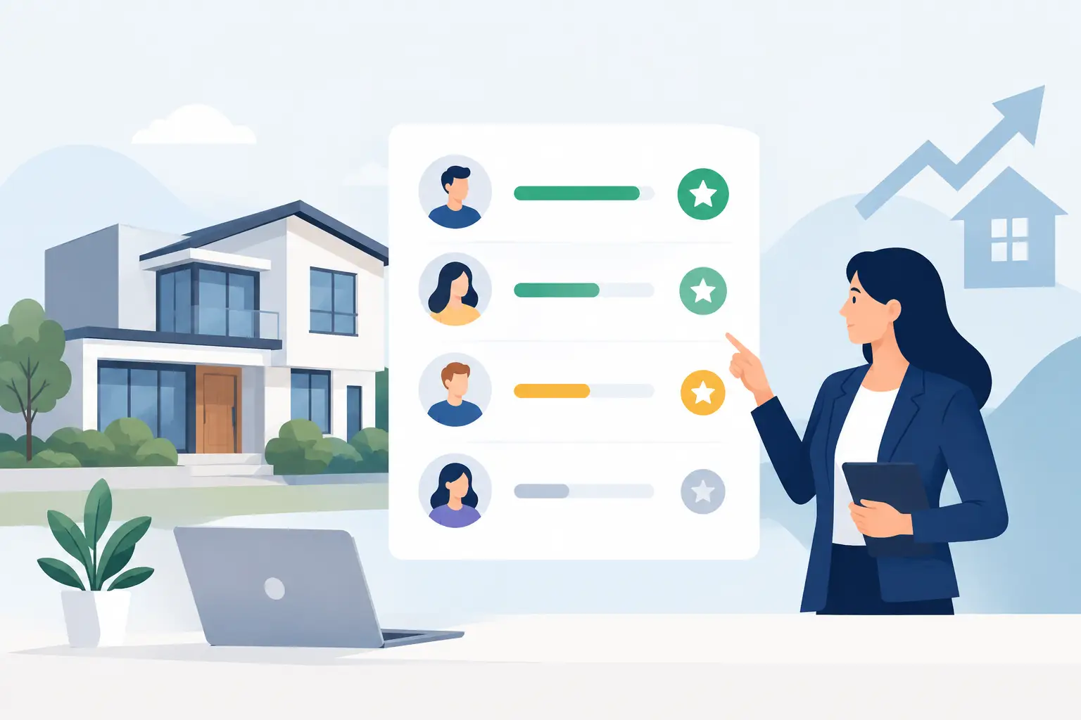 Lead scoring inmobiliario para vender mejor