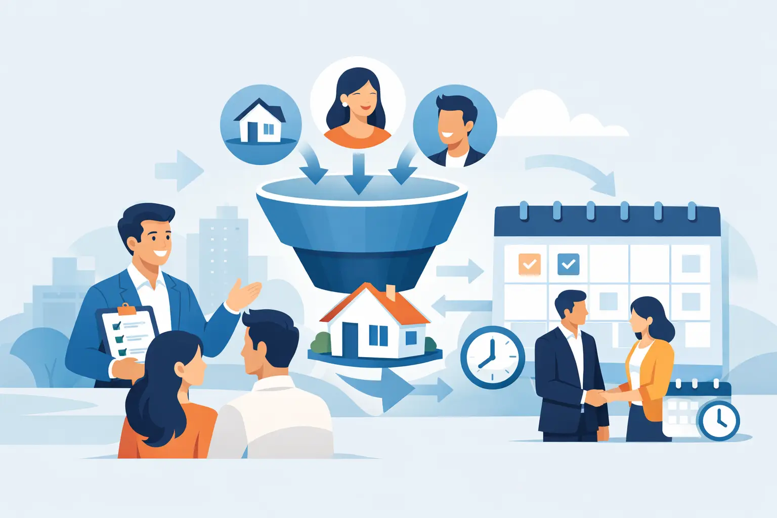 Conversión de prospectos inmobiliarios: más citas