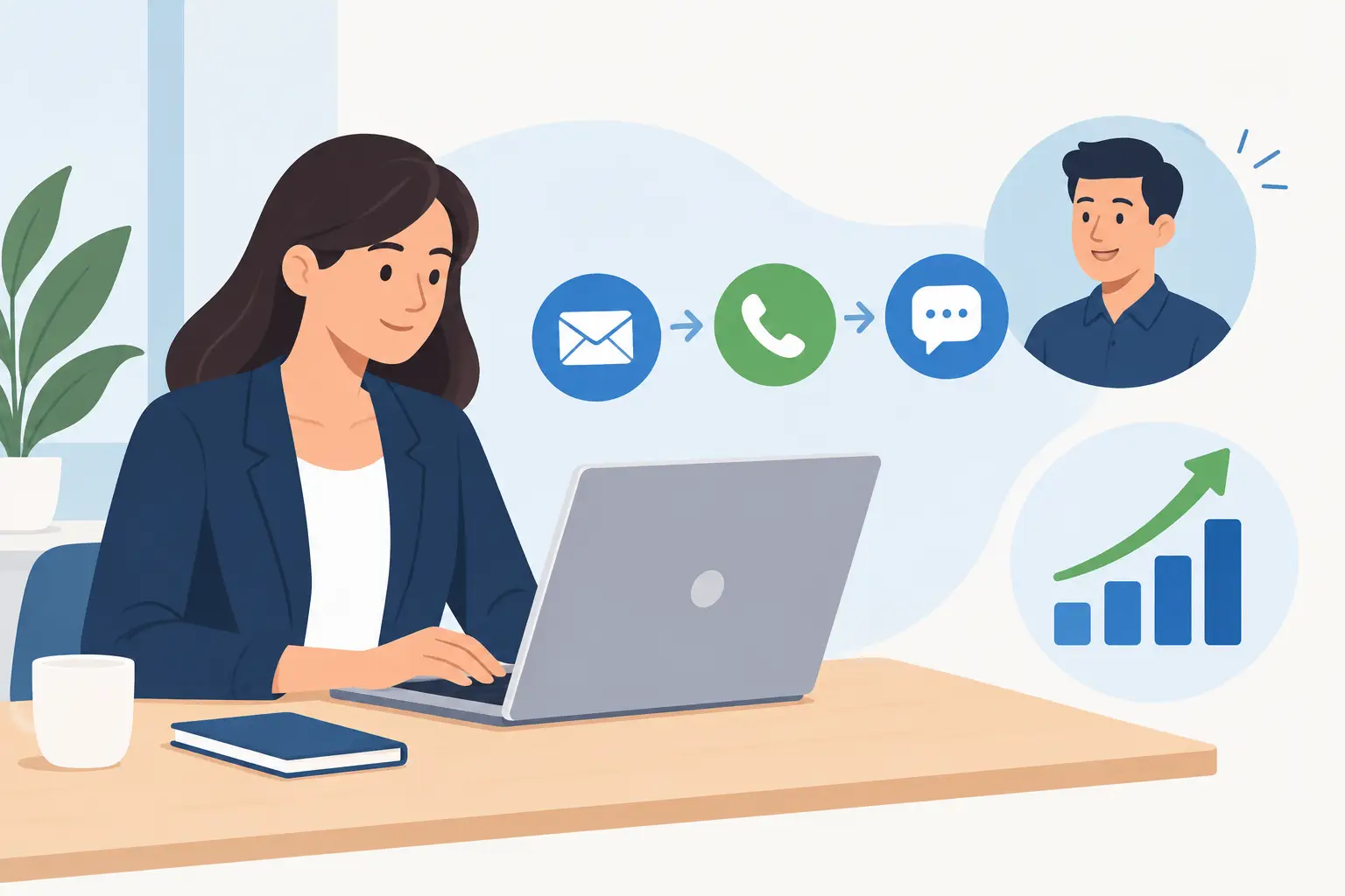 Guía de comunicación postvisita para vender más