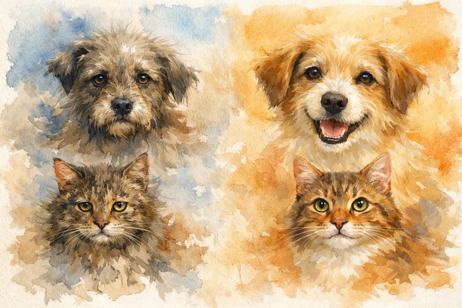 Before and After Pet Portraits That Matter