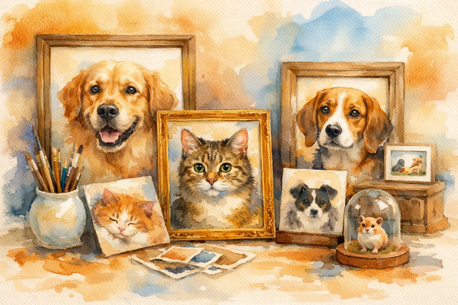 11 Best Pet Portrait Display Ideas