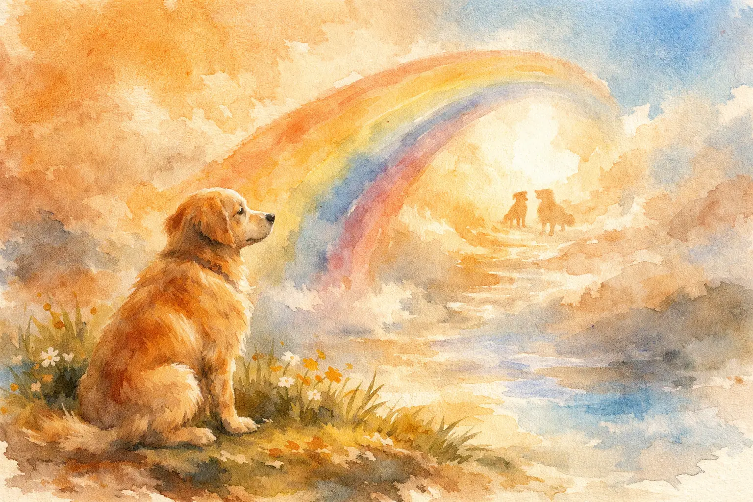 Rainbow Bridge Dog Poem Meaning and Comfort
