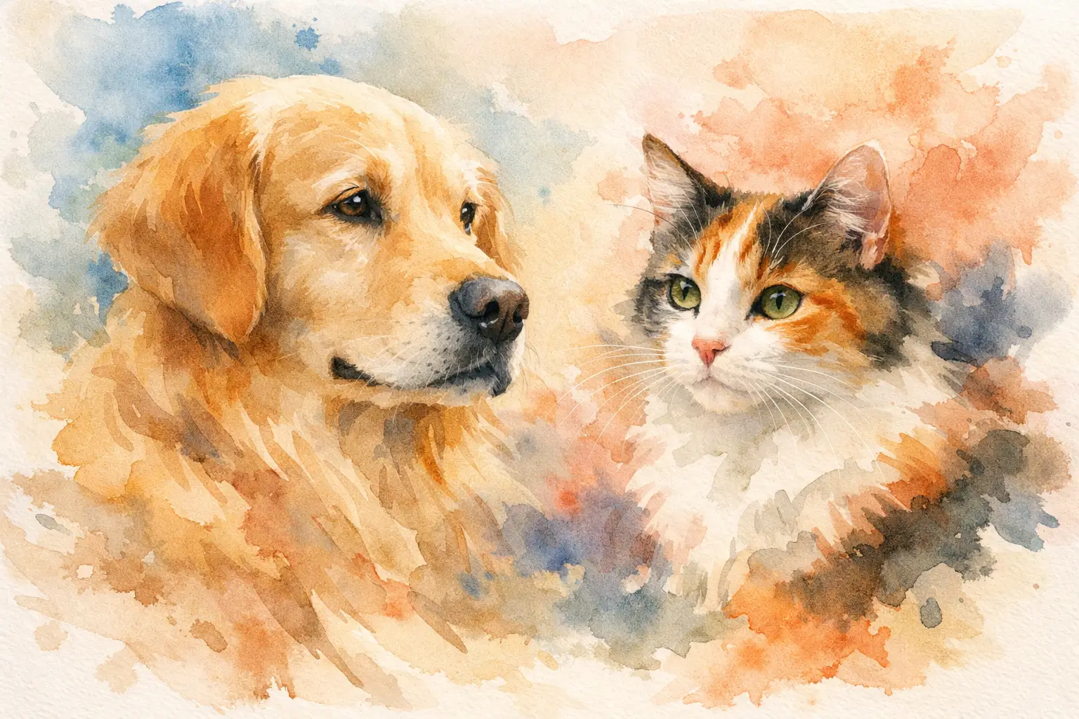 Why Watercolor Pet Portraits Feel Timeless