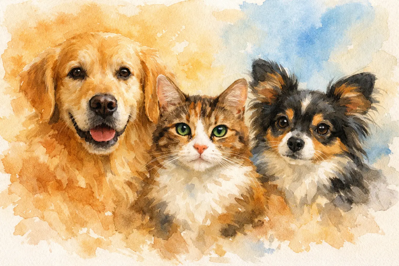 Print Ready Portrait Files for Beloved Pets