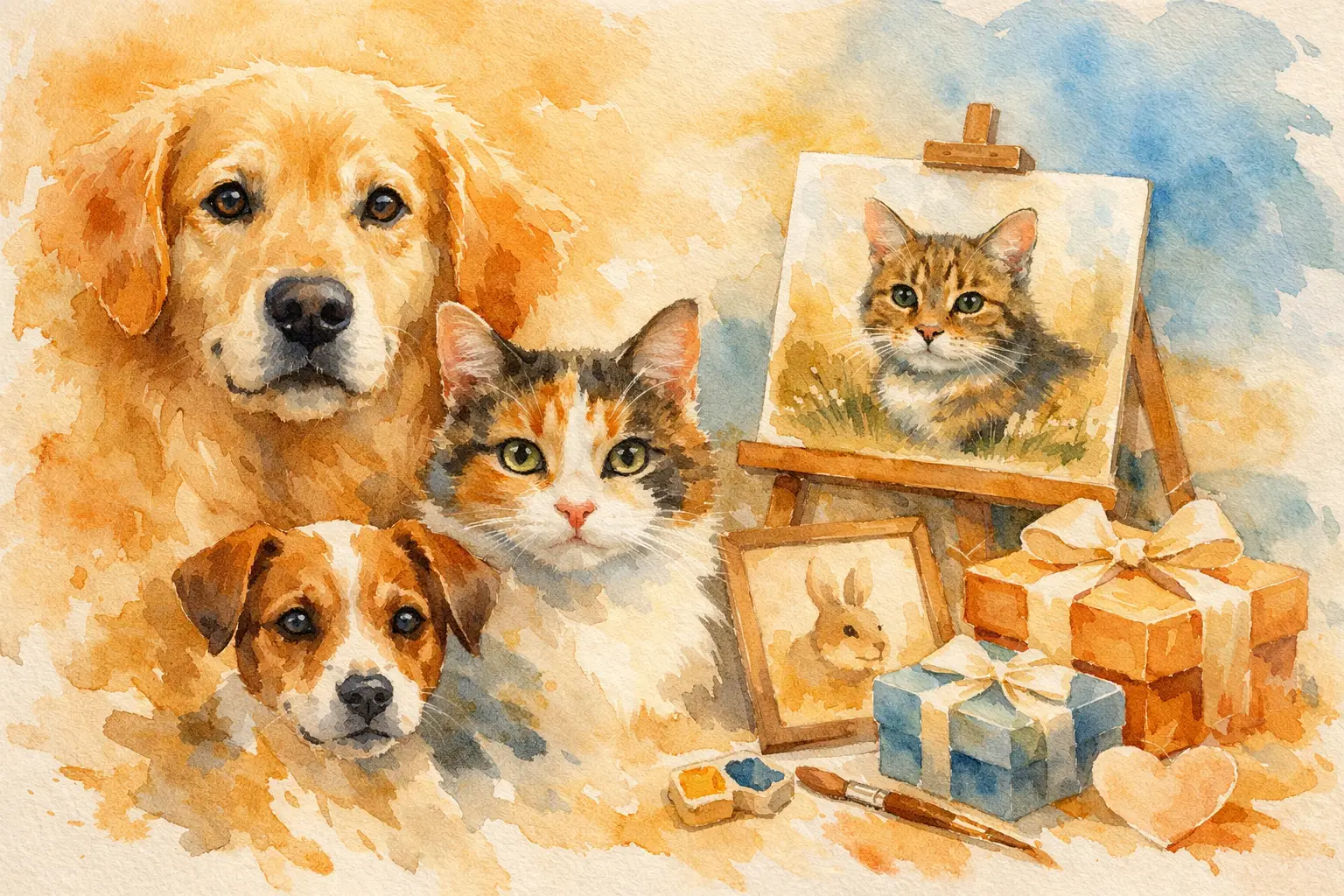 11 Pet Portrait Gift Ideas That Feel Personal
