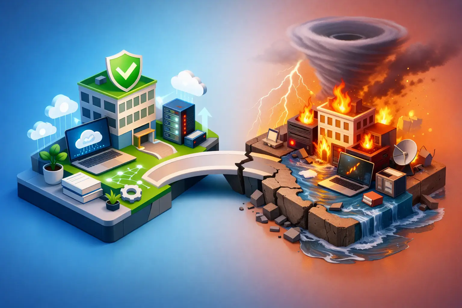 Business Continuity Versus Disaster Recovery