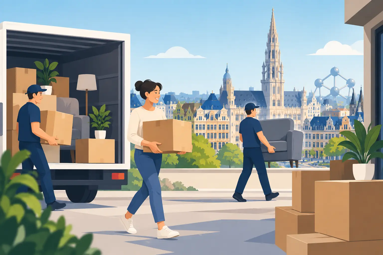 Déménagement Bruxelles sans stress ni casse