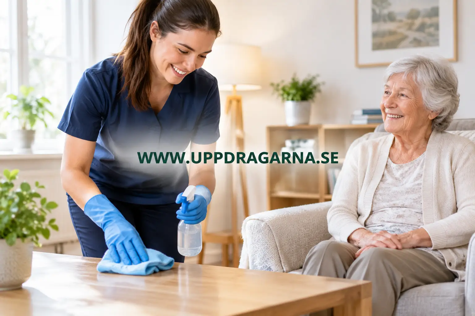 Guide till städhjälp för äldre - tryggt och enkelt