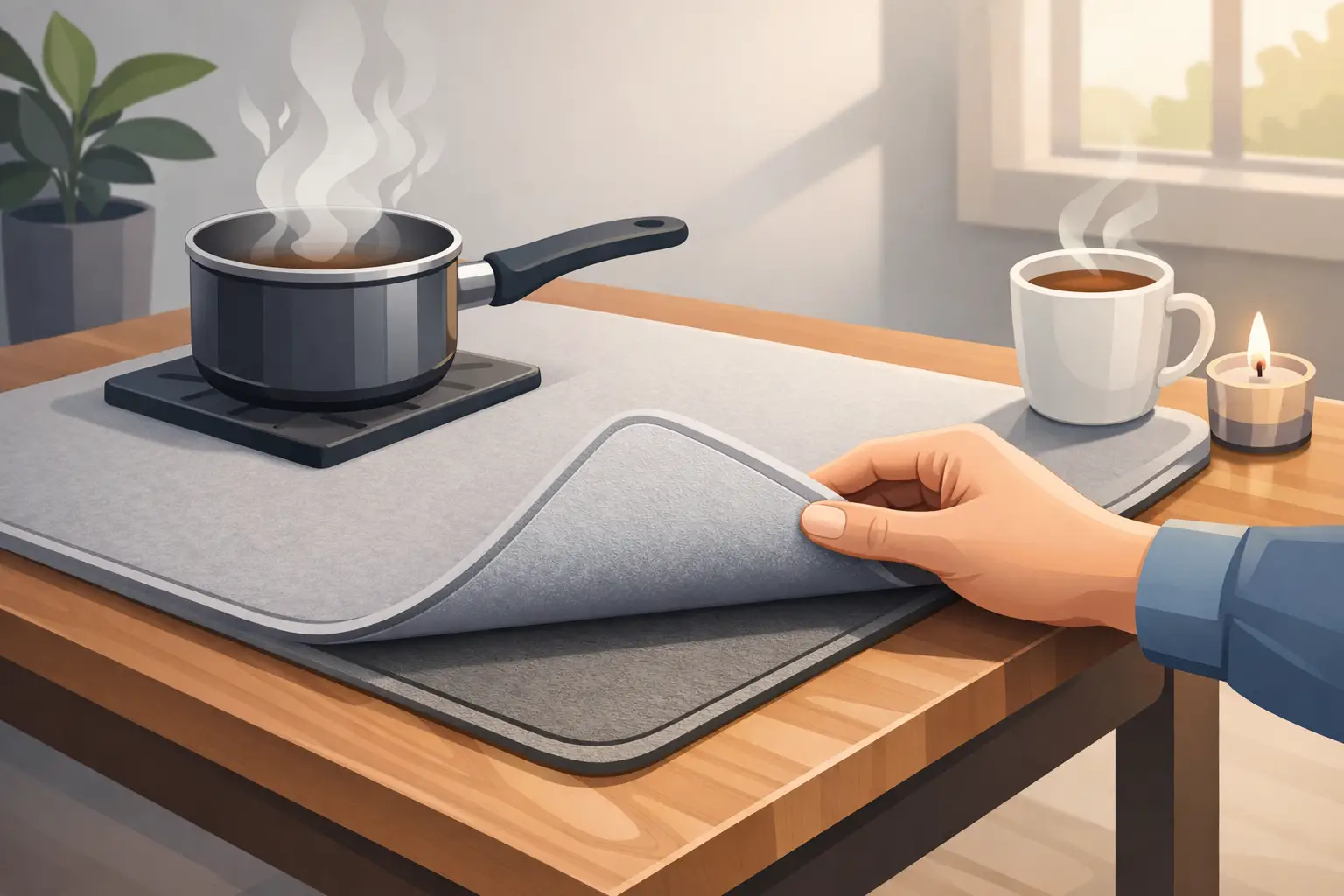 Can Table Pads Handle Heat? What to Know