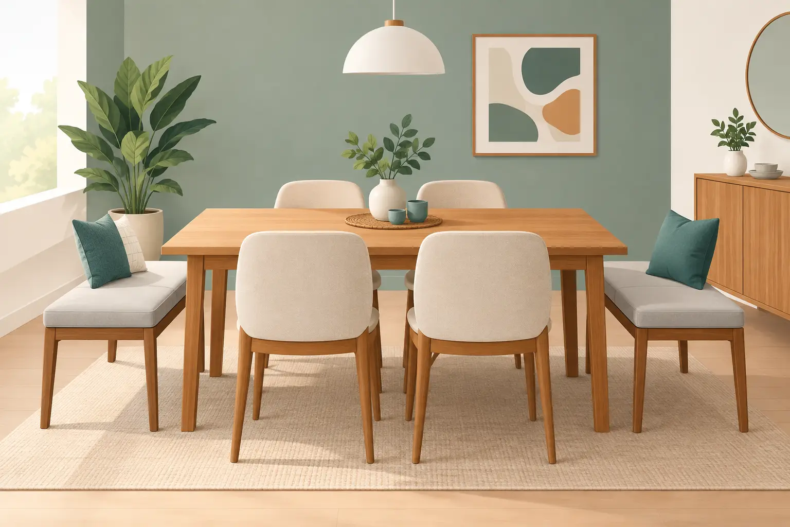 How to Add Dining Seating Without a Bigger Table