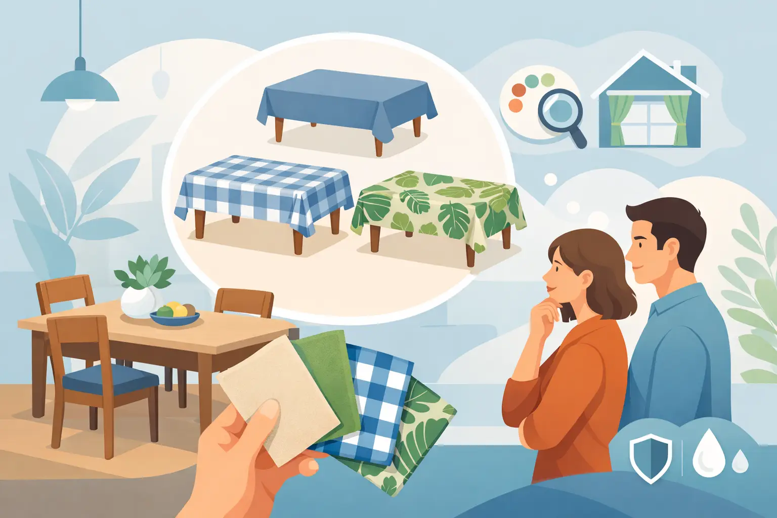 Dining Table Cover Selection Guide for Homeowners