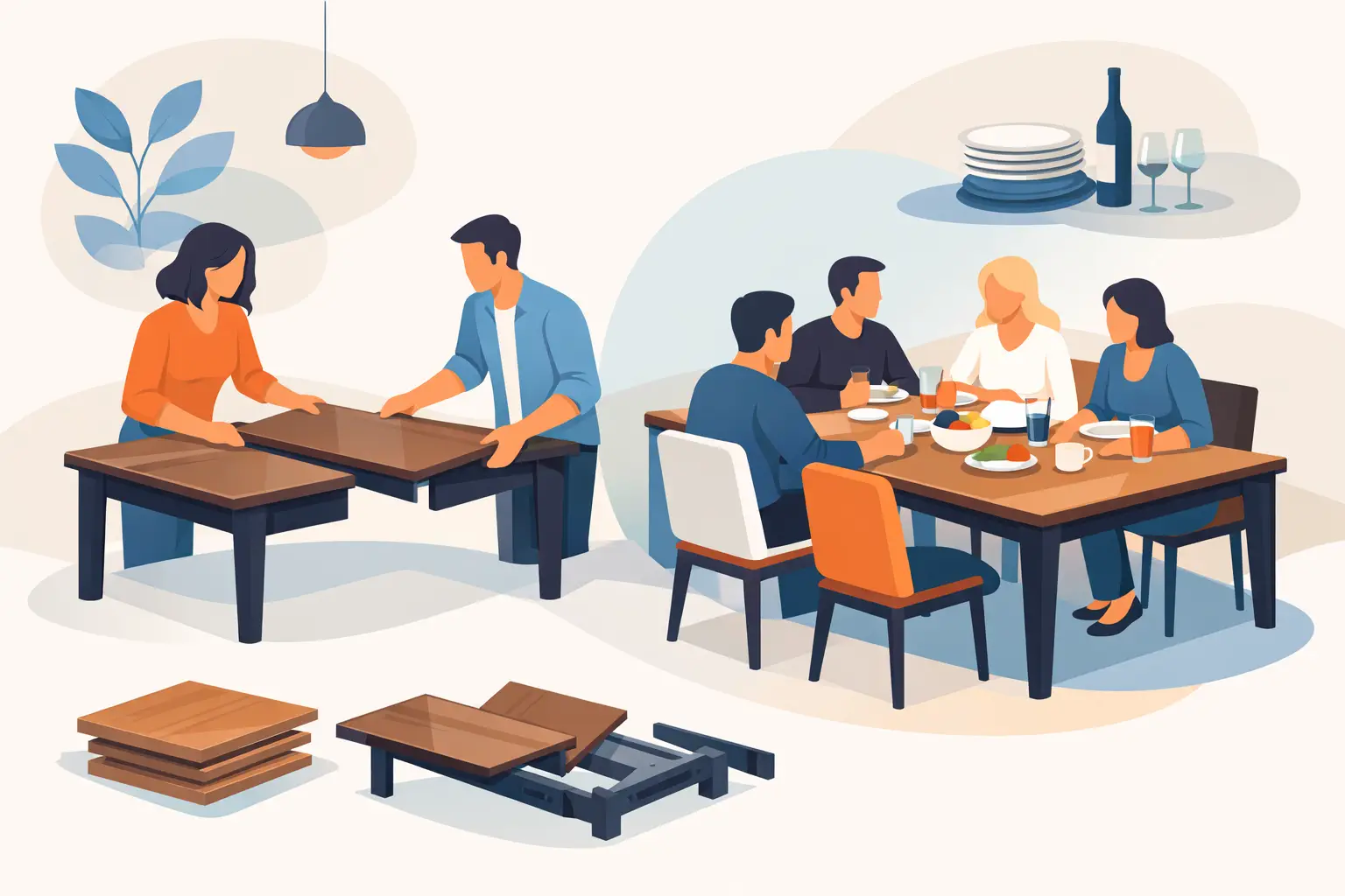 Table Extenders That Make Room for More Guests