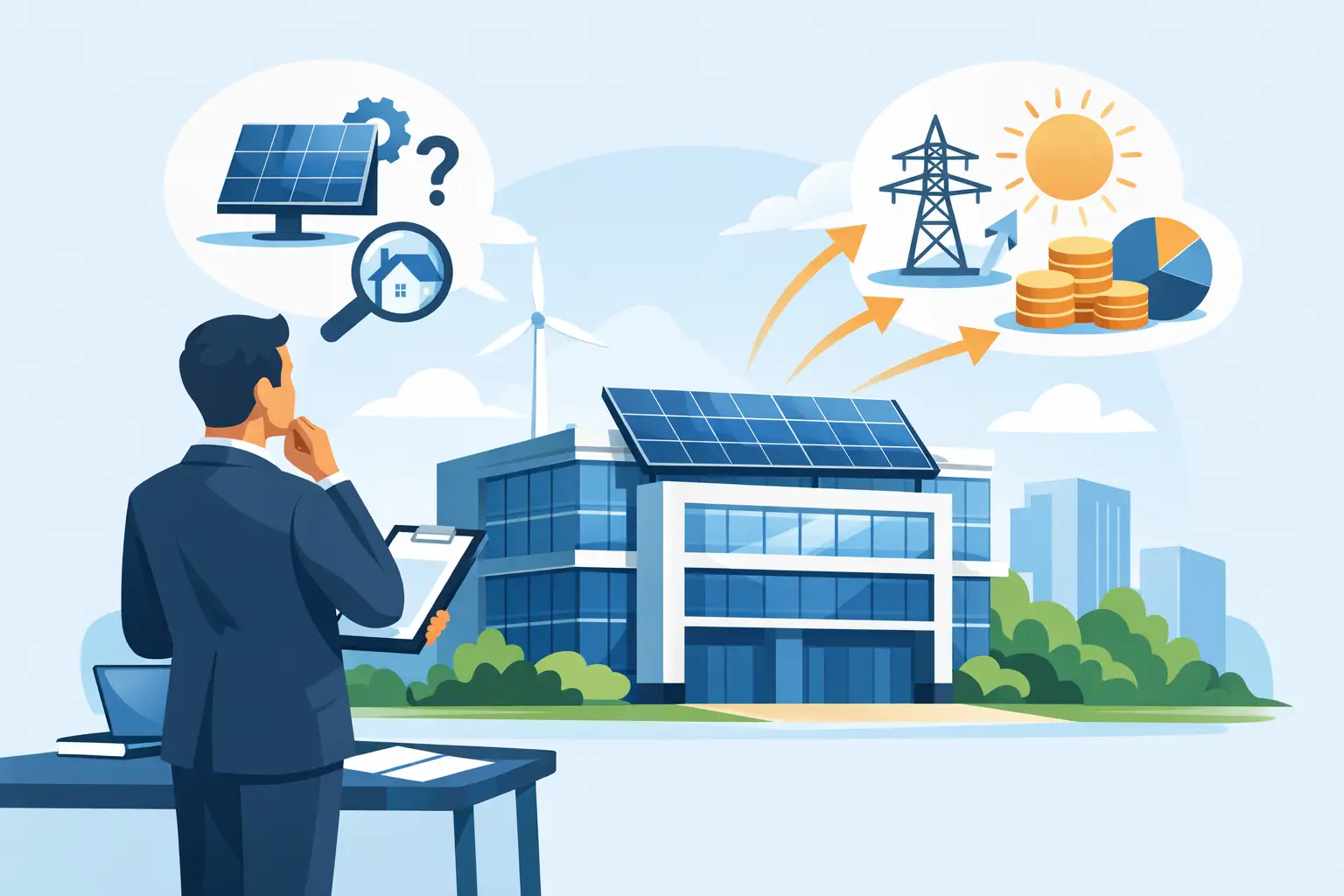 Sistem fotovoltaic pentru firmă: cum alegi